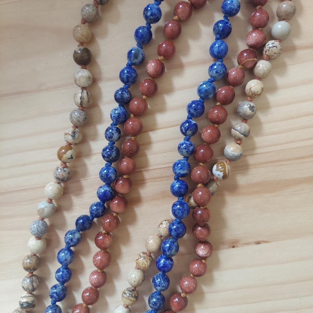 Multicolor Bead Necklaces
